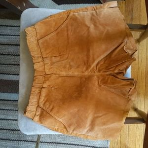 Monki Leather Shorts